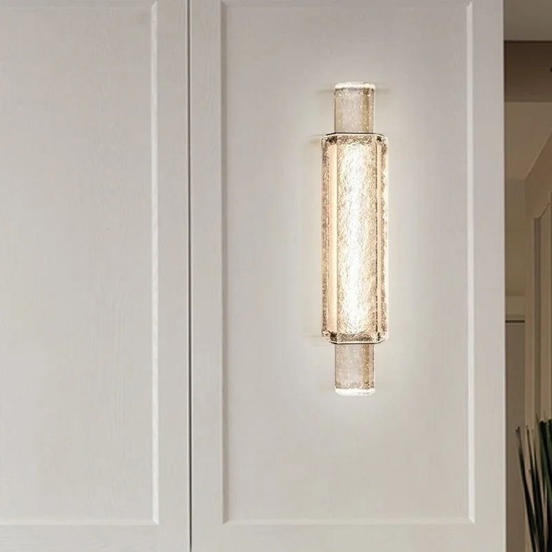 Modern designer crystal wall light for elegant interiors - vue 4 sur 7