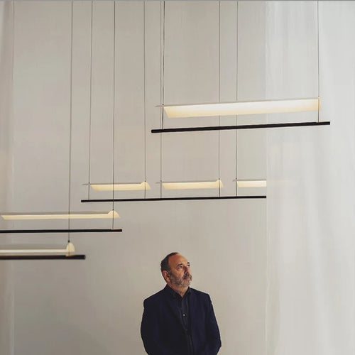 Scandinavian minimalist design chandelier for indoor lighting - vue 2 sur 9