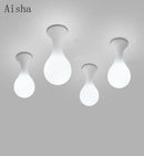 Modern raindrop design creative ceiling light