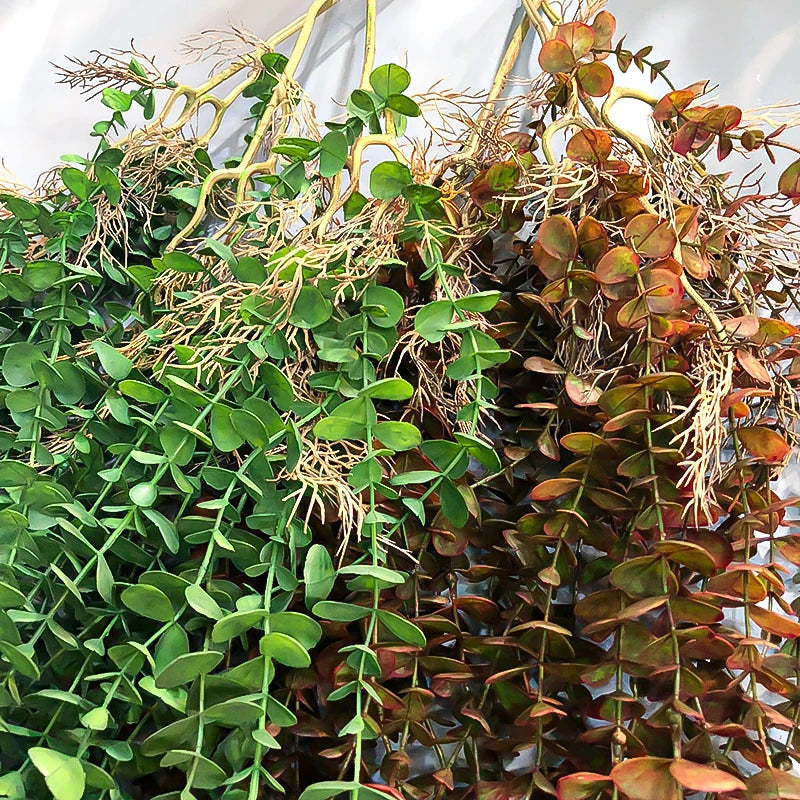 Artificial eucalyptus rattan plants for wall and outdoor decoration - vue 6 sur 8
