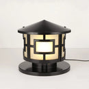 Aluminium wall light with decorative Chinese characters