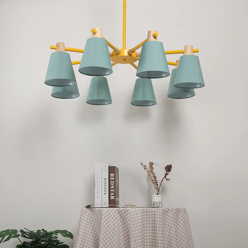 modern chandelier creative design for trendy interior - vue 4 sur 7
