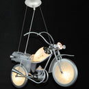 Nordic creative LED motorcycle pendant light for children's room acrylic