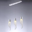 Modern crystal pendant for decorative indoor lighting