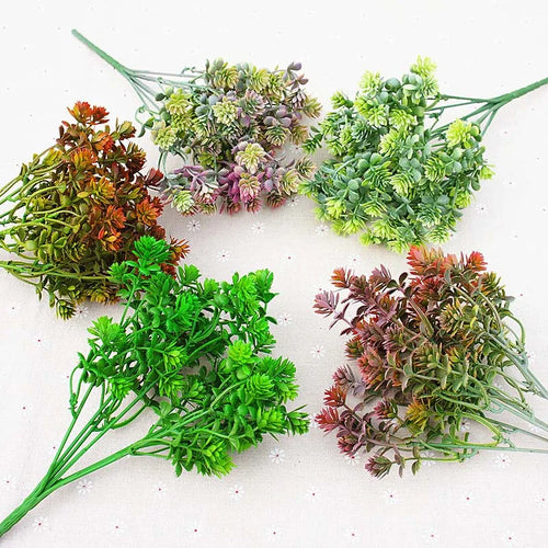 28 artificial succulent plant heads for wedding and garden decoration - vue 2 sur 12