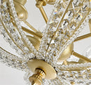 Luxury crystal ceiling light in American loft style for interiors