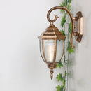 Waterproof outdoor wall light in retro European style