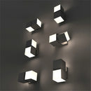 Modern waterproof LED outdoor wall light for decorative garden and pathway