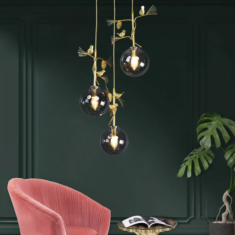 Modern glass pendant light for elegant interiors