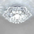 Crystal flower ceiling lamp colourful indoor chandelier