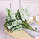 Tropical artificial monstera plant bouquet for interior decoration