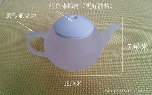 lustre créatif en forme de théière design moderne suspendu - vue 5 sur 6