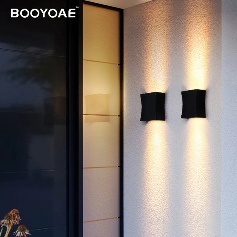 Outdoor LED wall light for staircase, entrance, balcony, garden, porch, terrace, waterproof