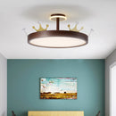 Creative Nordic crown bird chandelier for children's room