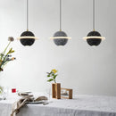Planet resin pendant light for modern interior decor