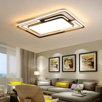 Contemporary geometric ceiling light for indoor lighting