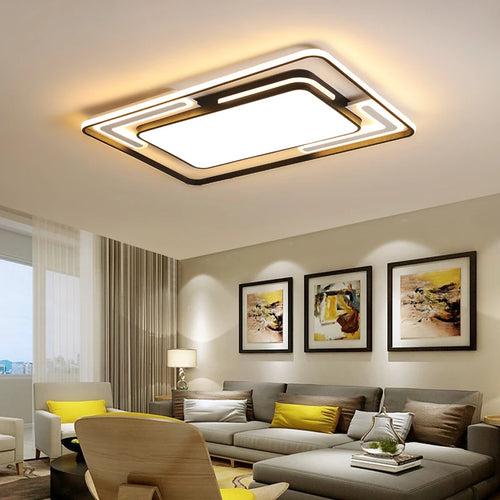 Contemporary geometric ceiling light for indoor lighting