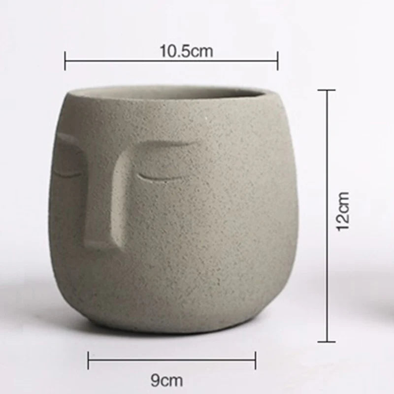 Creative design silicone mould for flower pot