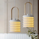 creative wooden pendant light for restaurant and kitchen