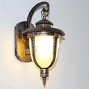 Vintage waterproof outdoor wall light for garden and balcony