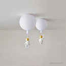 Decorative nordic pendant light for children’s room with playful design