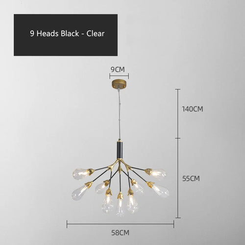 lustre luciole design post-moderne pour intérieur élégant et créatif - vue 11 sur 23
