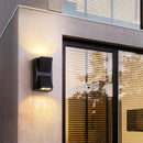 Double head outdoor wall light waterproof aluminium