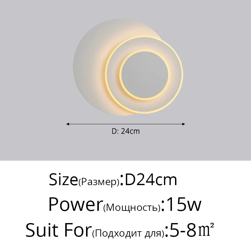 Modern nordic post-solar eclipse wall light - vue 11 sur 16
