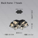 modern design led chandelier geometric interior lighting dimmable