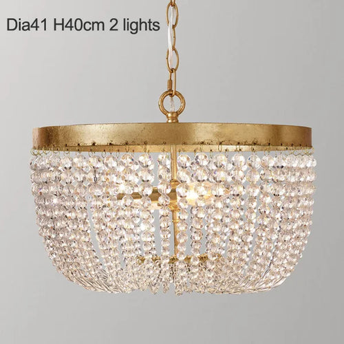 Vintage crystal pendant light in industrial style for elegant interiors - vue 15 sur 14