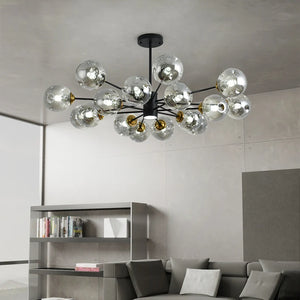 Modern designer magic bean glass chandelier for interiors
