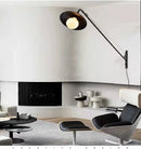 retro long arm industrial wall light for bar and restaurant