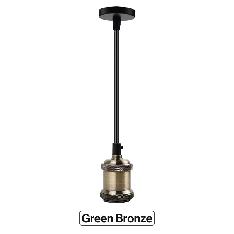 Vintage lamp holder with switch and retro fittings