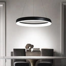 Modern minimalist circular living room chandelier