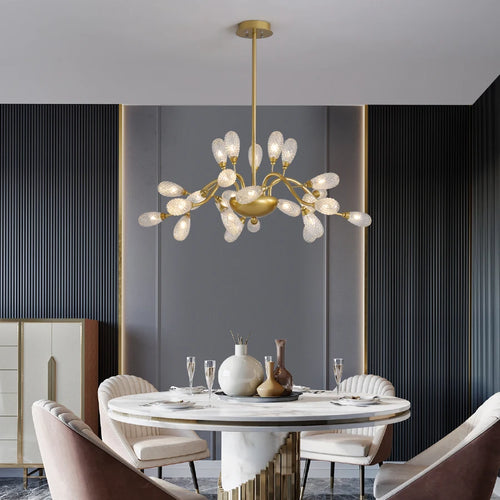 Modern LED pendant ceiling light decorative indoor fixture - vue 6 sur 12