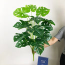 Artificial bonsai monstera and palm tree for indoor and outdoor decoration