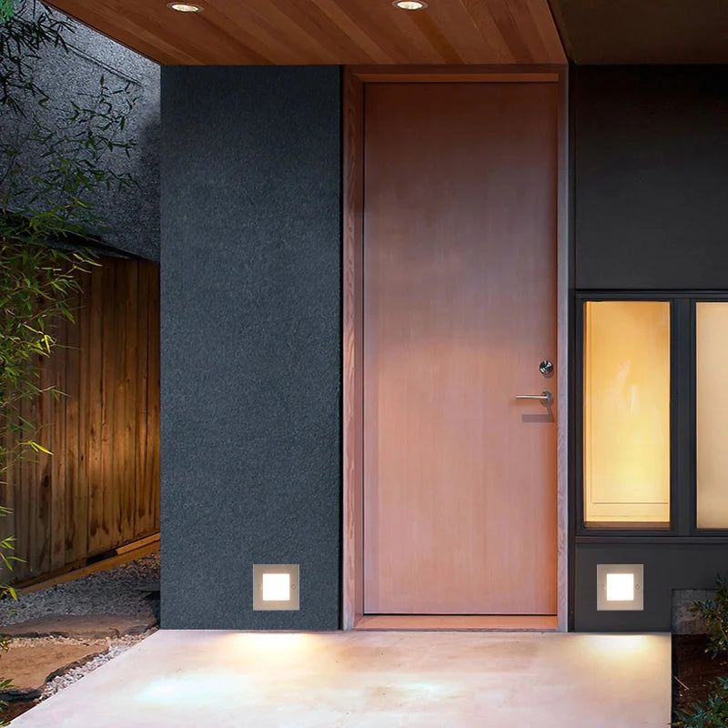 Waterproof IP65 3W 5W LED recessed ground light for stairs, garden, landscape or exterior wall 85–265V - vue 6 sur 13