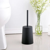 Modern toilet brush with lid and elegant design