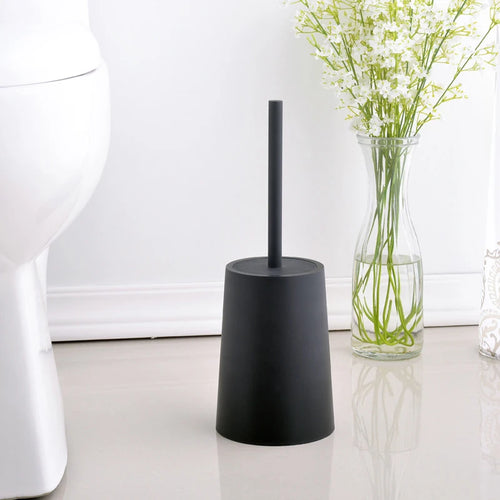 Modern toilet brush with lid and elegant design