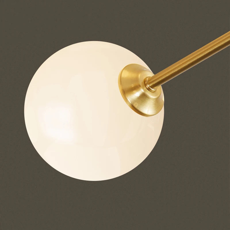 Decorative copper chandelier for a Nordic interior - vue 5 sur 9