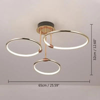 Modern and luxurious circular chandelier for indoor lighting