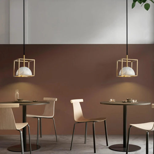 Marble pendant light for restaurants, cafés and hotels - vue 6 sur 9