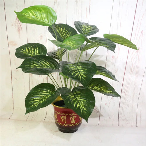 Artificial tropical monstera plant for indoor decoration - vue 9 sur 9