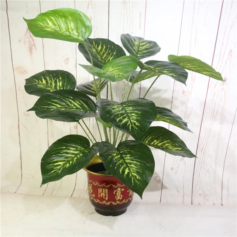 Artificial tropical monstera plant for indoor decoration - vue 8 sur 9