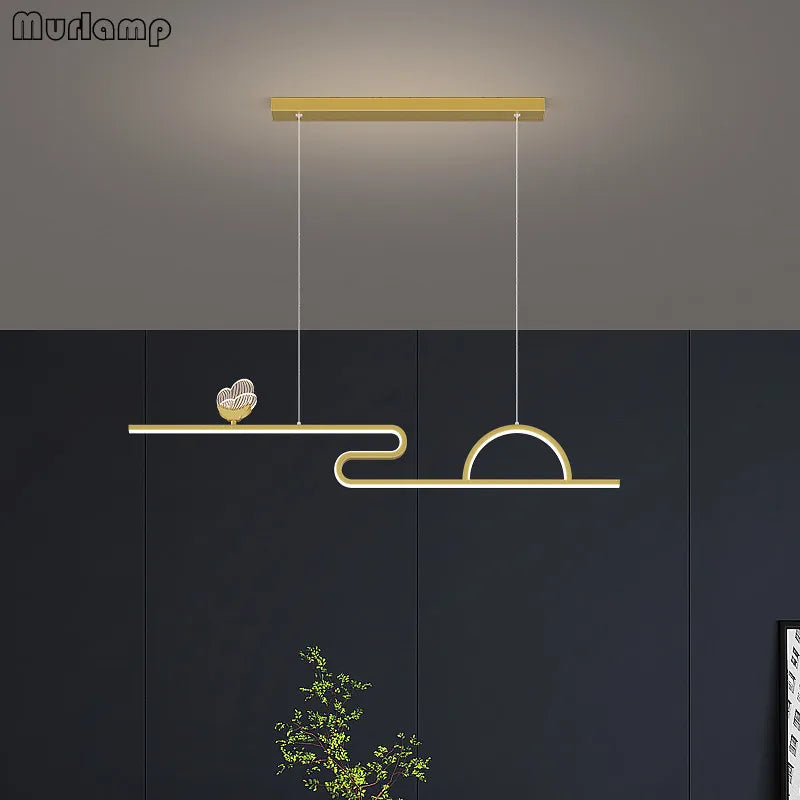 Modern LED ceiling light for creative indoor lighting