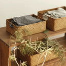 woven seagrass basket for fruit and storage