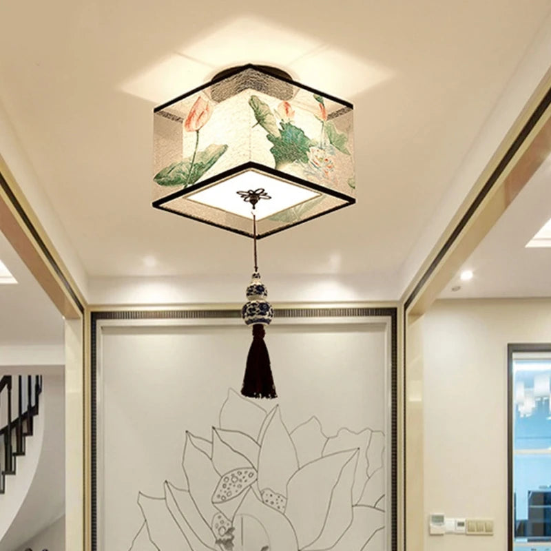 Classic vintage Chinese LED hanging ceiling light