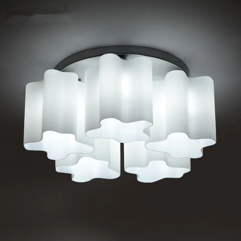 Logico quadruple modern ceiling light by Michele de Lucchi