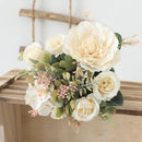 Artificial peony bouquet for weddings and decoration