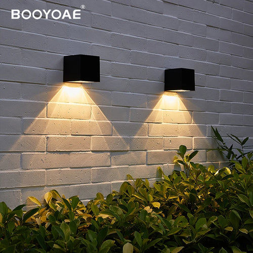 Outdoor solar wall light with motion sensor, IP65 waterproof - vue 4 sur 9